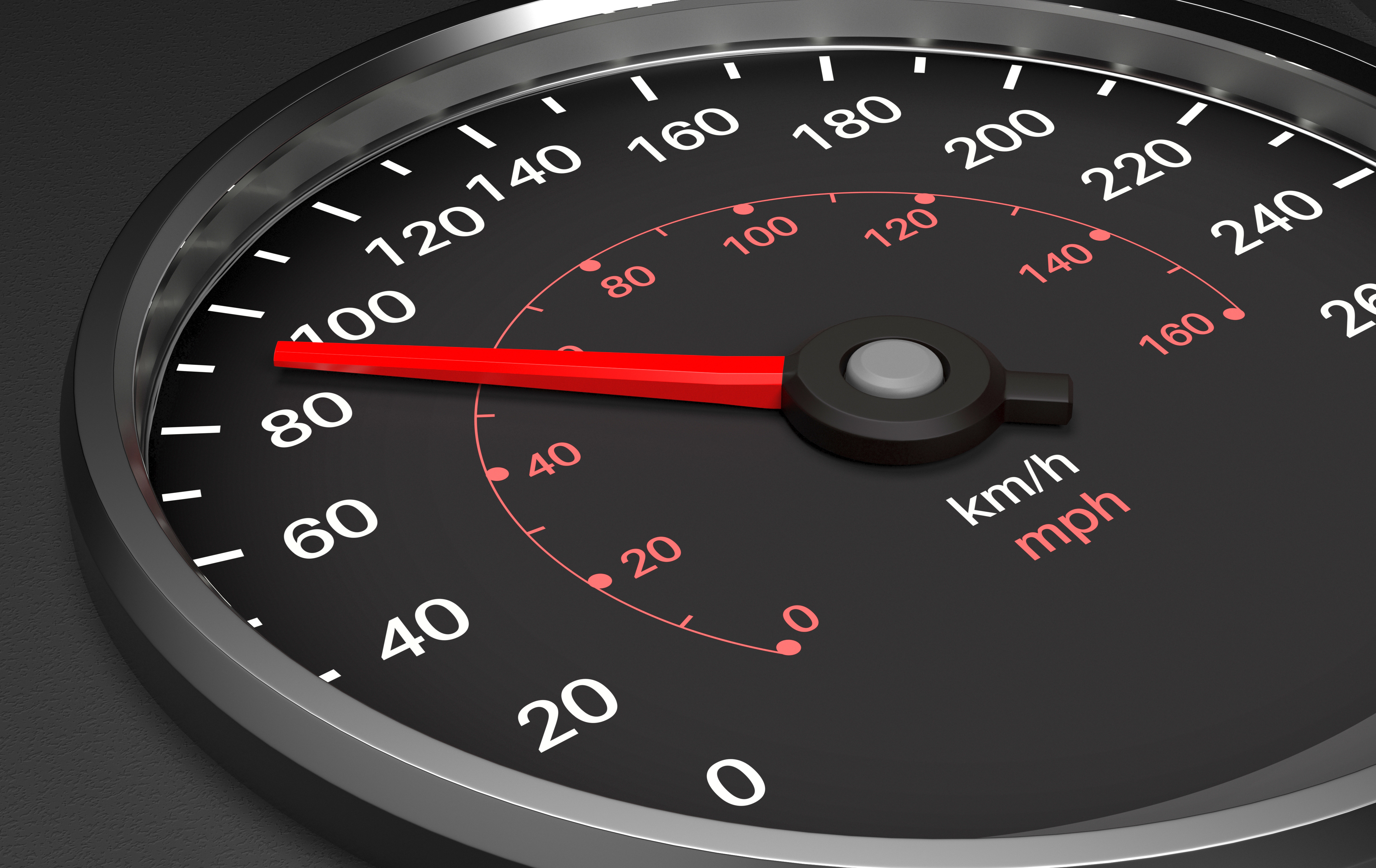 Speedometer. 3d render illustration SIGARCH