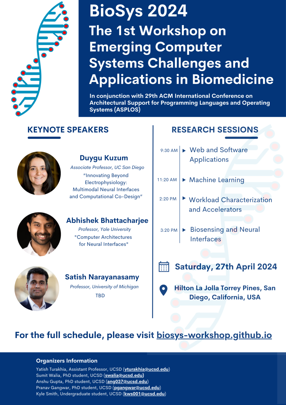 BioSys ASPLOS 2024 SIGARCH