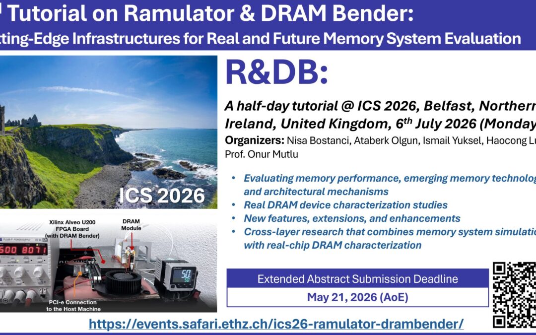 Ramulator & DRAM Bender Tutorial @ ICS 2026